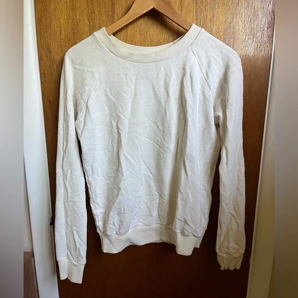 Jungmaven Off White Crew Neck Sweater - Picture 1 of 8